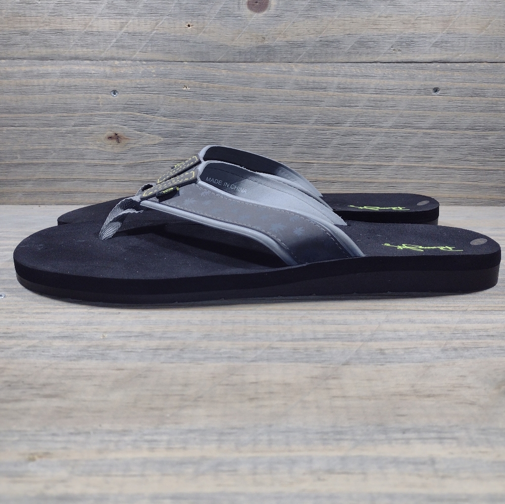 Panama Jack Sandals Flip Flops Mens Size 12 Black